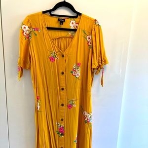 Floral rayon summer dress size XL